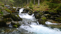 山涧溪流