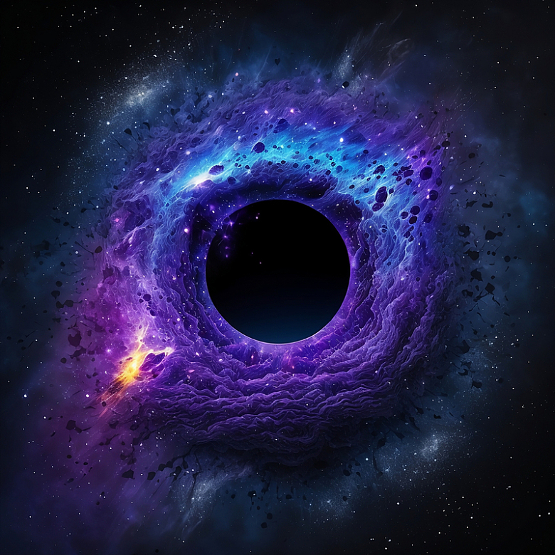 宇宙黑洞抽象摄影