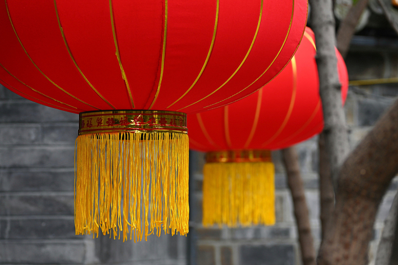 春节传统红灯笼