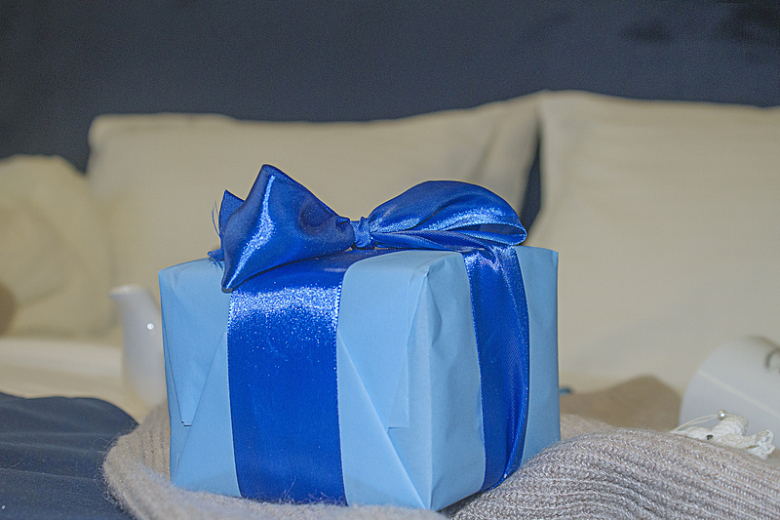 精美蓝色礼品盒