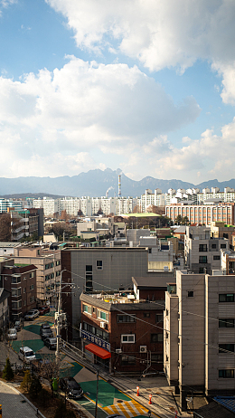 韩国汉城居民区建筑