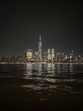 纽约曼哈顿城市夜景