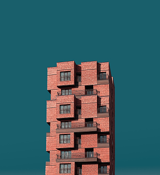 现代复式楼建筑