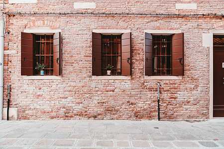 复古红砖房建筑效果图