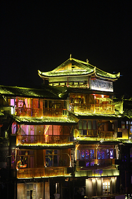 凤凰古城夜景