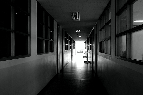 学校教室走廊