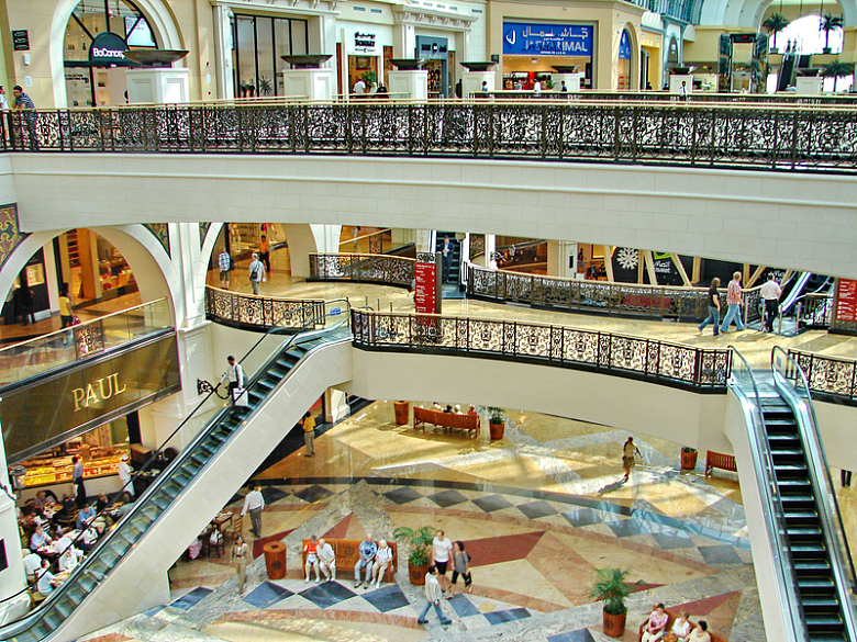 迪拜购物中心内景