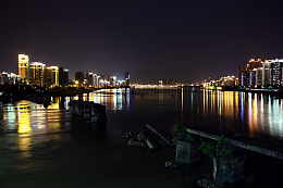福州洪山断桥夜景