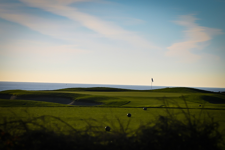 高尔夫球场,草地,场地,户外,蓝天