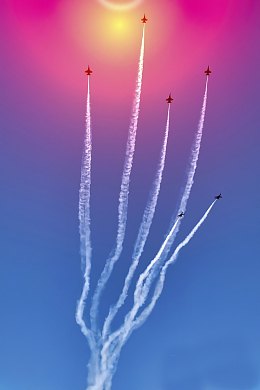 空军战机特技飞行队