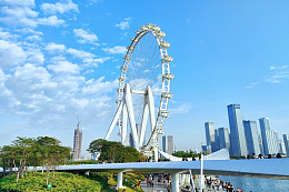 城市摩天轮建筑景观