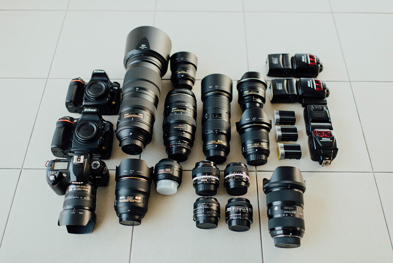 多种照相机镜头