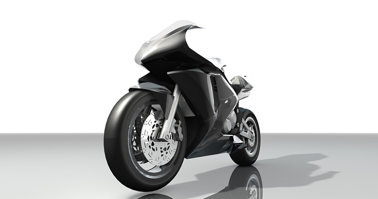 3D酷炫摩托车