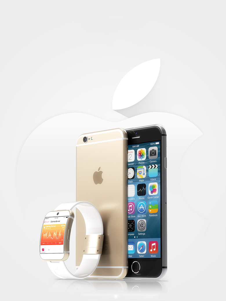 苹果iphone6手机和iWatch