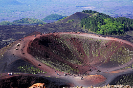 意大利西西里火山坑