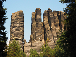 砂岩石头山风景