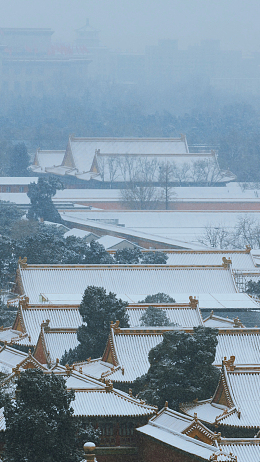 北京紫禁城雪景