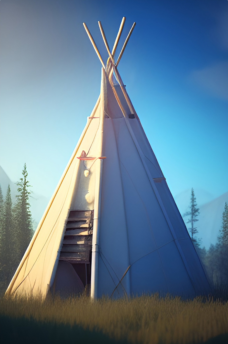 美洲印第安人帐篷