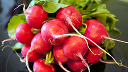 圆形红色萝卜