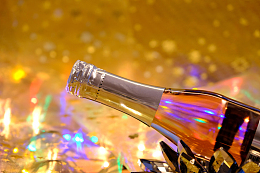 新年香槟酒庆祝