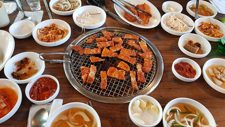 韩国烤肉小吃
