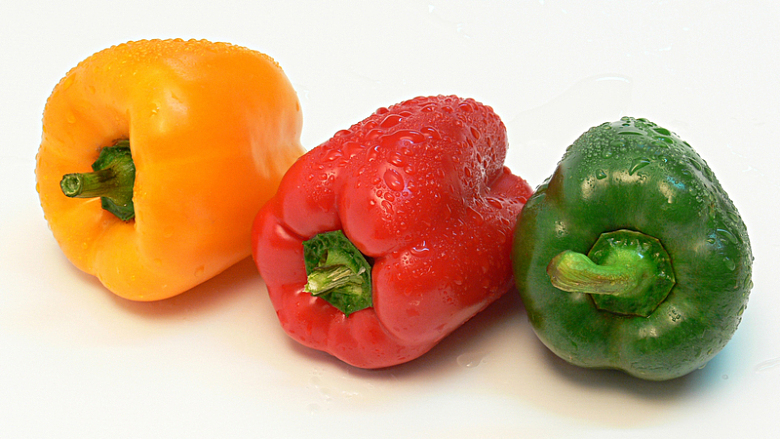 健康青椒蔬菜