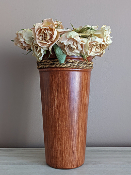 玫瑰花干花插花