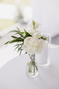 白色花卉插花