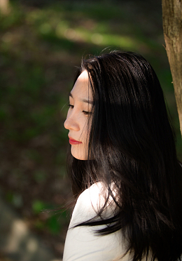 亚洲性感撩人妩媚侧颜美女
