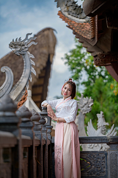 亚洲古风改良版汉服美女写真