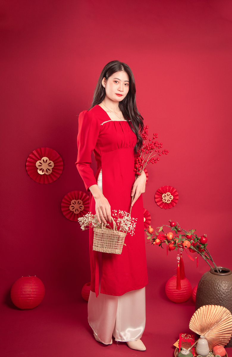 亚洲越南春节美女艺术照