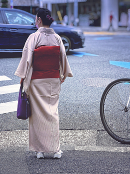日本街拍和服美女