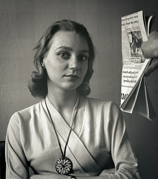 复古美学黑白风美女写真