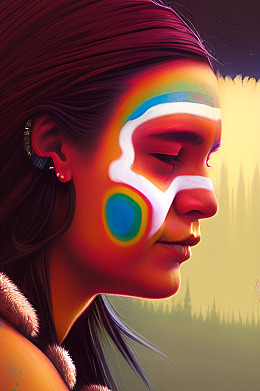 美洲原住民人物肖像