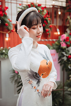 越南奥黛旗袍美女