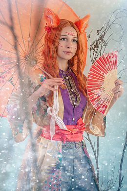 美女cosplay狐狸