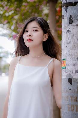 街拍清纯日本美女