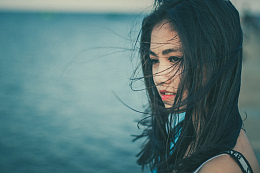 治愈系风格美女写真