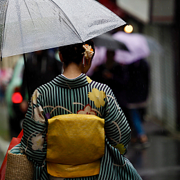 日本和服美女背影