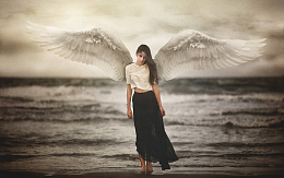 梦幻天使美女写真