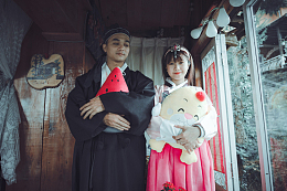 韩服情侣写真