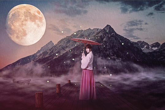 古典风格汉服美女