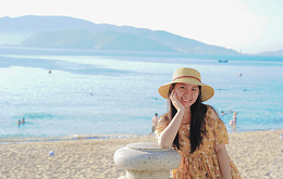 中国海边少女写真