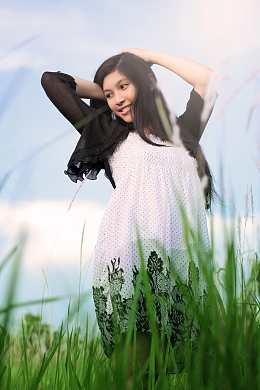 长发中国美女