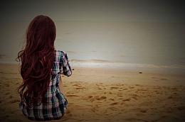 一个人背影忧伤