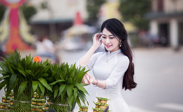 古典气质江南美女