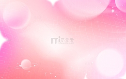 渐变浪漫晕染粉色格子酸性线条圆形背景