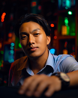亚洲男子