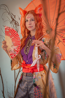 cosplay狐狸造型美女