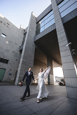 都市街拍婚纱